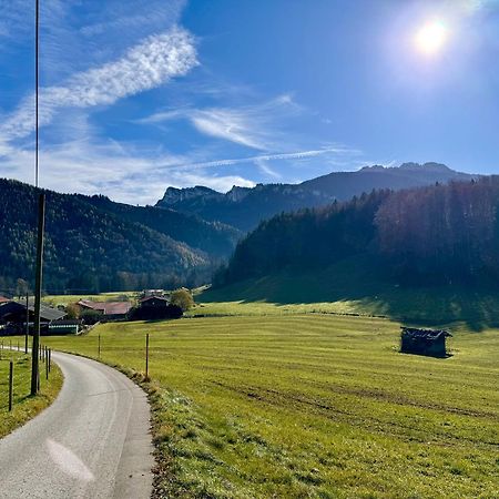 Ferienwohnung Alpen-Auszeit Am Fuss Der Kampenwand Aschau im Chiemgau Exterior foto